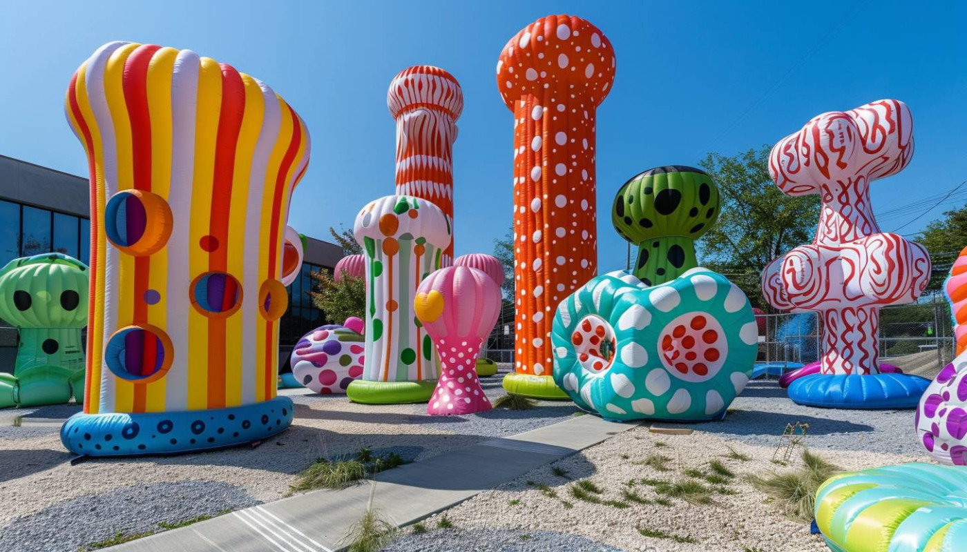 Economie - Augmenter la visibilité avec des structures gonflables innovantes